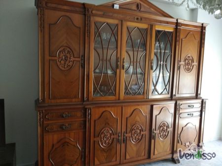 Móvel de casa de jantar com cinco armários de arrumação