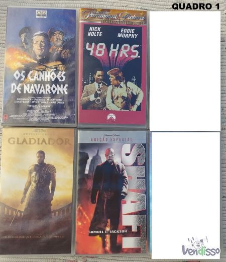 Filmes imperdiveis, cassetes VHS, todos originais