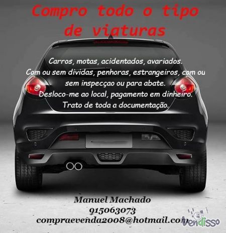 somos o N 1 em compra de viaturas em fim de vida e não só