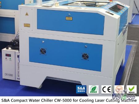 Pequeno resfriador de água CW5000 para cortador de gravador a laser de CO2