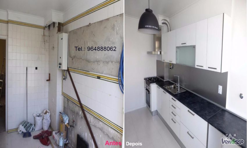 Remodelação - Restauro geral a Cozinha 9648