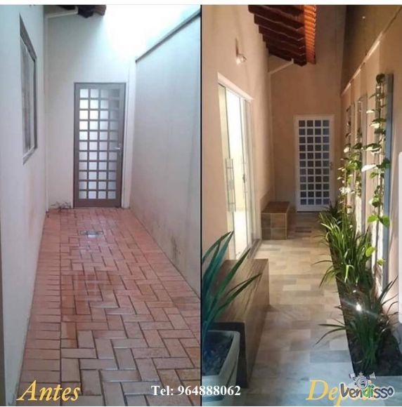 Remodelação corredor antes e depois 964