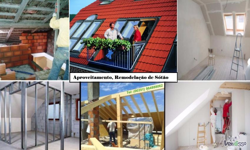 5. Remodelação Sótão, Renovação de Apartamentos, Restauro de Apartamento, Reabilitação de apartamentos, Remodelação de Apartamentos, Remodelação Casa de banho, Remodelaçã de Cozinha, Pintura Apartamentos, 964 1