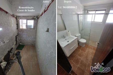 Renovação Casas de banho, Remodelação Casas de banho, Restauro de Wc