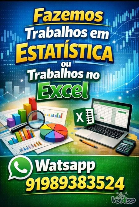 Trabalhos de Estatística ou no Excel